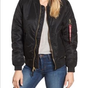 Alpha industries women’s bomber jacket
